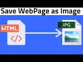 How to Convert HTML Webpage to JPG Image