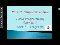 Computer Science ISC 12th - Section B