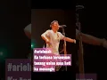 Ku terbiasa tersenyum tenang walau aaaa hatiku menangis | ariel noah