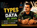 Types of Data in Java Explained Java Tutorial 2026 27 Edition