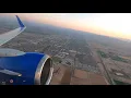 4K FULL FLIGHT Phoenix PHX - San Francisco SFO United Airlines Boeing 737-824 N76516