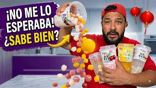¡NO COMPRES esto sin ver este Video! 🚫🥤 (Probando Bebidas Chinas con Bolitas)