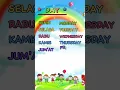 Download Lagu Nama-nama Hari dalam Bahasa Inggris #hari #namahari #namanamahari #day #edukasi #edukasianak