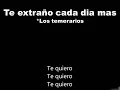 Te extraño cada dia mas No dejo de pensar en ti Mi amor