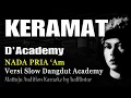 Lagu KERAMAT Karaoke Versi Academy Nada Cowok Pria