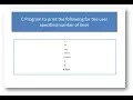 C Program to print Right angle triangle star pattern upto N line