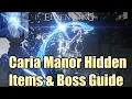 Elden Ring - Caria Manor Hidden Item Boss Guide Nice Spell Reward