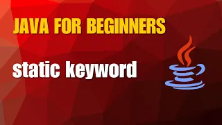 Java Tutorial 8 - static keyword SOP statement