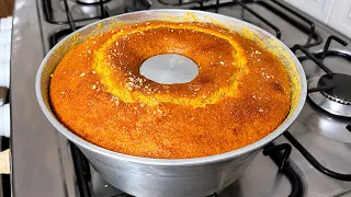 DEPOIS QUE VOCÊ FIZER ESSE BOLO DE FLOCÃO DE MILHO NUNCA MAIS FARÁ OUTRO!! FICA MUITO DELICIOSO 😋 🌽 