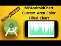 MPAndroidChart Tutorial Better Than Android GraphView 10 - Custom Area Color Filling