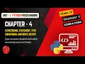 Python - Expressions Statement Unit 1 Chapter 4 Part 4 Class 12 Semester 3 COMS COMA