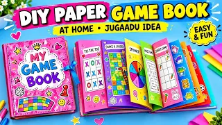 7 DIY Paper Game Book idea 💡| How to make easy game Book 📖