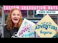 Make Custom Graduation Hat Toppers with a Cricut or Sublimation