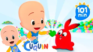 Learn emotions with Cuquin and his rabbits and more 💖🐰😭  Videos & cartoons for babies