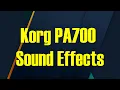 Korg PA 700 Sound Effects