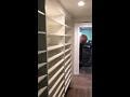 Installed Closet Walk Through made by Cabinets Plus in Orange County California