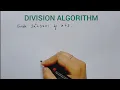 Division of polynomials Division algorithm for polynomials NCERT CBSE class 9 mathematics
