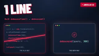 Angular 22 s debounced Debounce Without RxJS