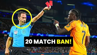 legendary red card moments