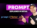 JavaScript Prompt Explained - How to Get User Input Easily