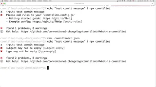 How to lint Git commit messages with commitlint and husky