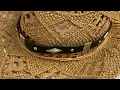 Elevate Your Hat Style Square Diamond Rivet Black Hat Belt Unveiled