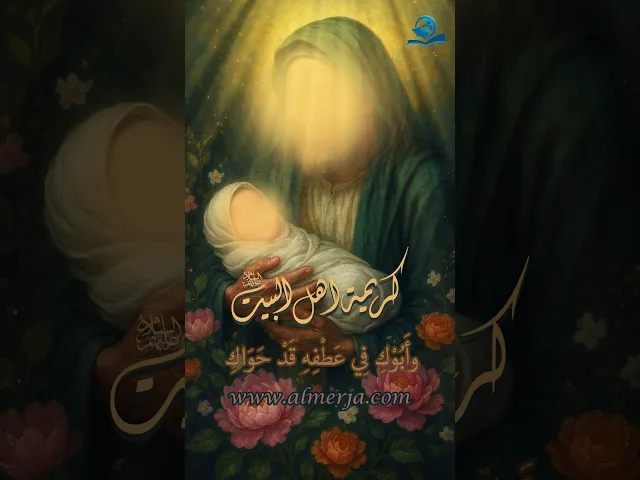 ⁣بِنْتُ مُوْسَى أَكْرِمْ بِهَا وَأبِيْهَا *** كَاظِمِ الغَيْظِ مُلْهِمِ النُّسَّاكِ