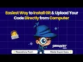 How to install Git on Windows and Push the File from the System to the Repository