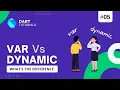 Dart var vs dynamic Difference between var dynamic in dart