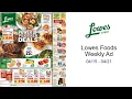 Lowes Foods Weekly Ad -