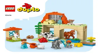 LEGO instructions - DUPLO - 10416 - Caring for Animals at the Farm