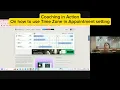 Coaching in Action on how to use Time Zone in Appointment setting