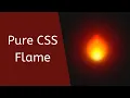 Pure CSS Flame