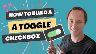 How to build a toggle checkbox in Webflow