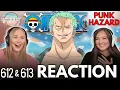 ZORO BITES 🔥 | ONE PIECE | Reaction 612 \u0026 613