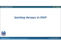 31019 - Sorting Arrays in PHP