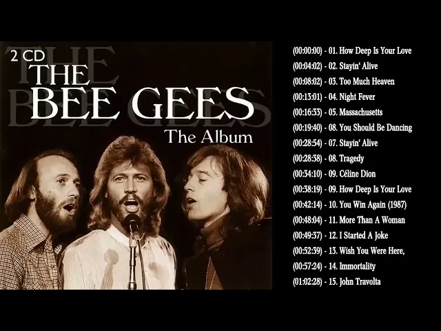 Download MP3 GRANDES EXITOS DE LOS BEE GEES. bee gees greatest hits. full album best songs of bee gees.