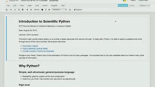 Python-based scientific computing I