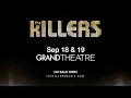 The Killers Live in the Grand Theatre at Grand Sierra Resort September 18 19 2023