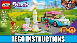 LEGO Instructions – Olivia’s Electric Car – 41443 LEGO Friends