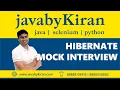 Total Hibernate Interview-By Kiran Sir-java by kiran pune