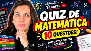 Você é bom em matemática? Tente resolver estes 10 enigmas 🧠🔥