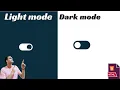 How to make Dark Light Mode Website Toggle with HTML CSS 2024 Tutorial