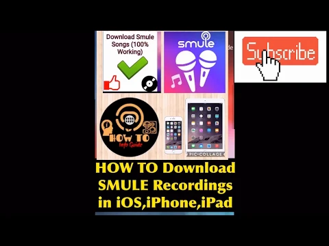 Download MP3 How To Download smule Recordings on iPhone (smule iphone,iOS,ipad Audio Video songs downloader) App✅