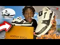 UNBOXING MY DREAM LUXURY SHOE Louis Vuitton Lv Trainer 54 BLACK WHITE Sneaker Review On Foot