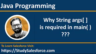 23 Java Command Line Arguments Why args String Array is required in main method