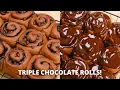 TRIPLE NYOKLAT! CHOCOLATE ROLLS!