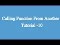 10 Calling Function From Another Javascript Beginners Tutorial