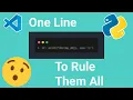 The 1 Line of Code Every Python Developer Should Know