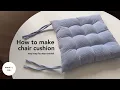 DIY chair cushion easy step by step How to seat cushion